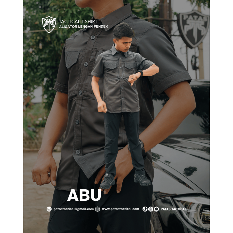 PATAS TACTICAL T-Shirt – ALIGATOR LENGAN PENDEK