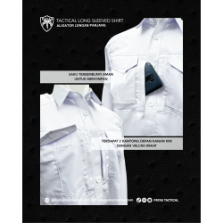 PATAS TACTICAL T-Shirt – ALIGATOR LENGAN PANJANG