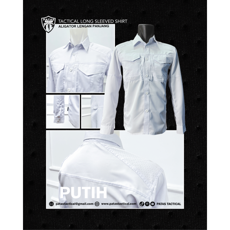 PATAS TACTICAL T-Shirt – ALIGATOR LENGAN PANJANG