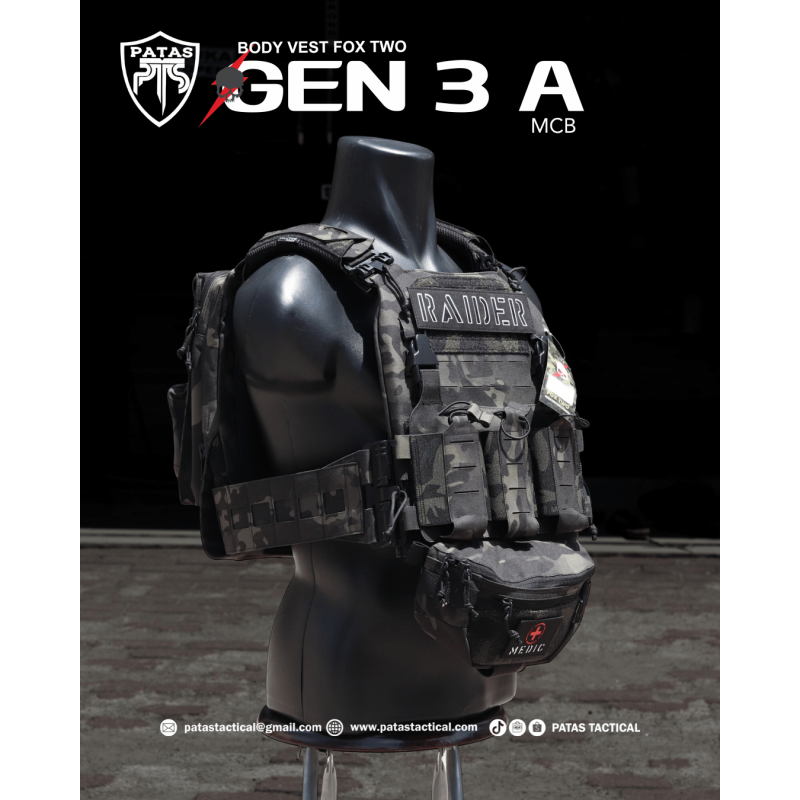 BODY VEST FOX TWO - GEN 3 B MCB